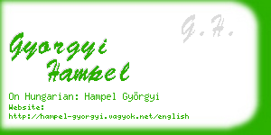 gyorgyi hampel business card